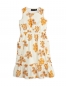 Preview: MINI RODINI Kleid Flowers - beige
